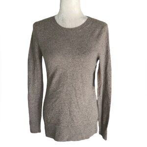 NWT Hayden x Vertical Design 100% 2-Ply Cashmere Sweater in Heather Rye - S